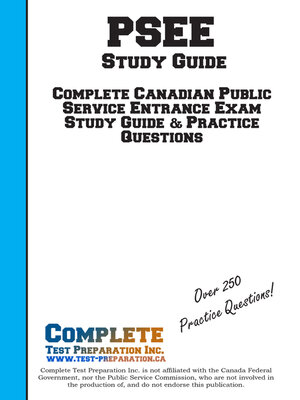 cover image of PSEE Study guide